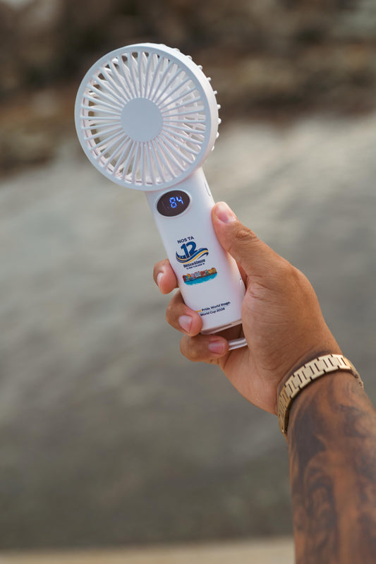 Nos Ta 12 Handheld Fan (Blue Wave Edition)